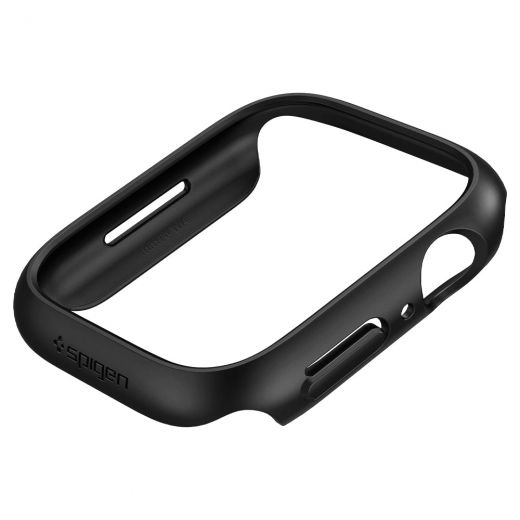 Чохол Spigen Thin Fit Black для Apple Watch 9 | 8 | 7  41mm (ACS04184)