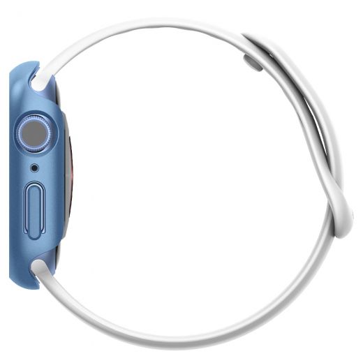 Чохол Spigen Thin Fit Metallic Blue для Apple Watch 9 | 8 | 7  41mm (ACS04186)