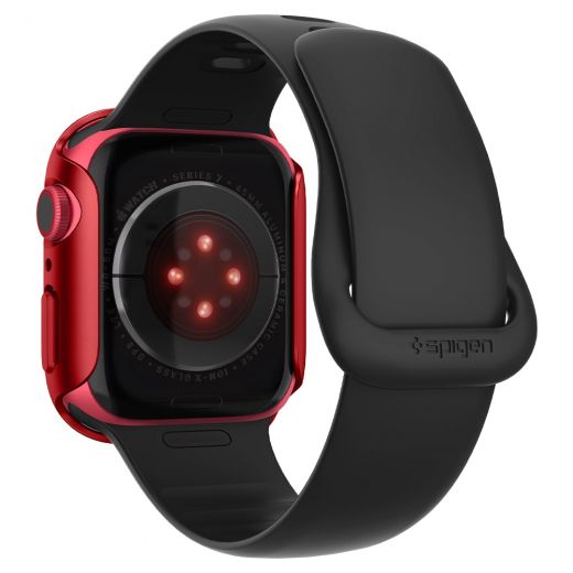 Чохол Spigen Thin Fit Metallic Red для Apple Watch 9 | 8 | 7  45mm (ACS04177)