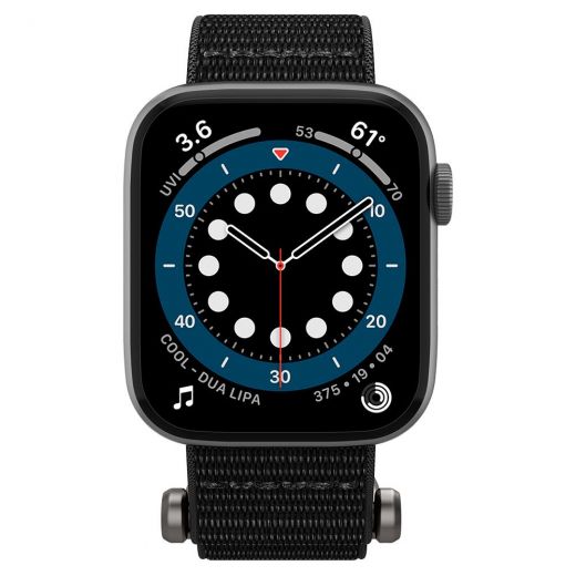 Ремінець Spigen DuraPro Flex Black для Apple Watch 45mm | 44mm | 42mm (AMP02465)