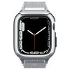 Чохол з ремінцем Spigen Metal Fit Pro Silver для Apple Watch Series 9 | 8 | 7  45mm (ACS04584)