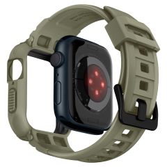 Чохол-ремінець Spigen Rugged Armor Pro Designed Vintage Khaki для Apple Watch 45mm | 44mm Series 9 | 8 | 7 (ACS05914)