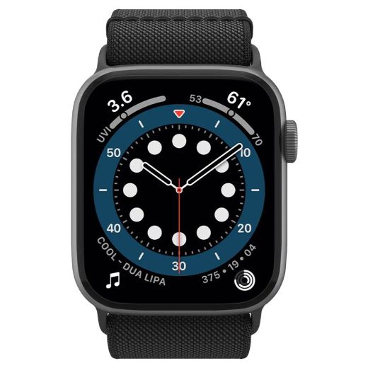 Ремінець Spigen Lite Fit Black для Apple Watch 49mm | 45mm | 44mm (AMP02286)
