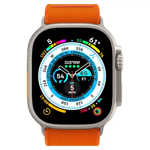 Ремешок Spigen Lite Fit Ultra Orange для Apple Watch 49mm | 45mm | 44mm (AMP05986)