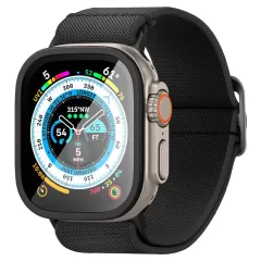 Защитное стекло Spigen Screen Protector Glas.tR Slim Pro Black для Apple Watch Ultra | Ultra 2 49mm (AGL06163)