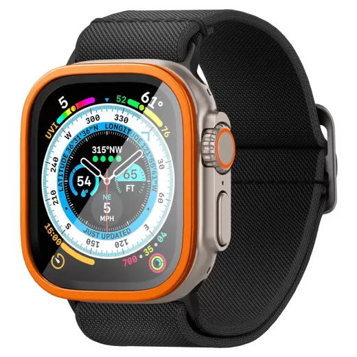 Захисне скло Spigen Screen Protector Glas.tR Slim Pro Orange для Apple Watch Ultra | Ultra 2 49mm (AGL06162)