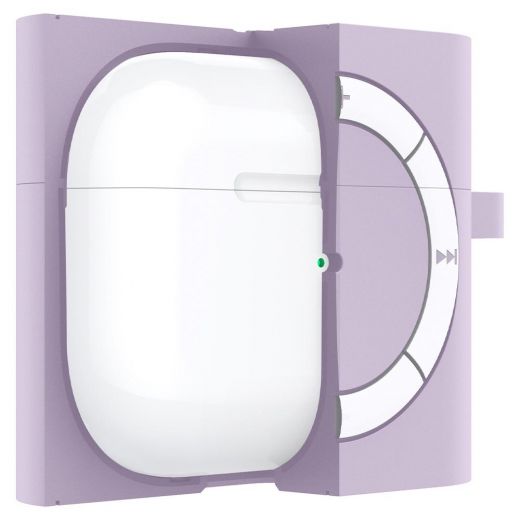 Силиконовый чехол Spigen Classic Shuffle Lavender для Apple AirPods 3 (ASD02214)