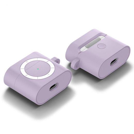 Силиконовый чехол Spigen Classic Shuffle Lavender для Apple AirPods 3 (ASD02214)