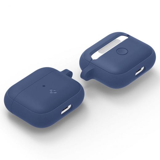 Силиконовый чехол Spigen Silicone Fit Deep Blue для Apple AirPods 3 (ASD02899)