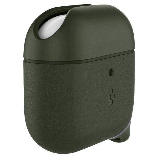 Силиконовый чехол Spigen Slim Armor IP Military Green для Apple AirPods 3 (ASD01991)