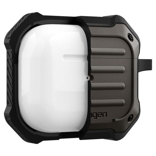 Защитный чехол Spigen Tough Armor Gunmetal для Apple AirPods 3 (ASD01989)