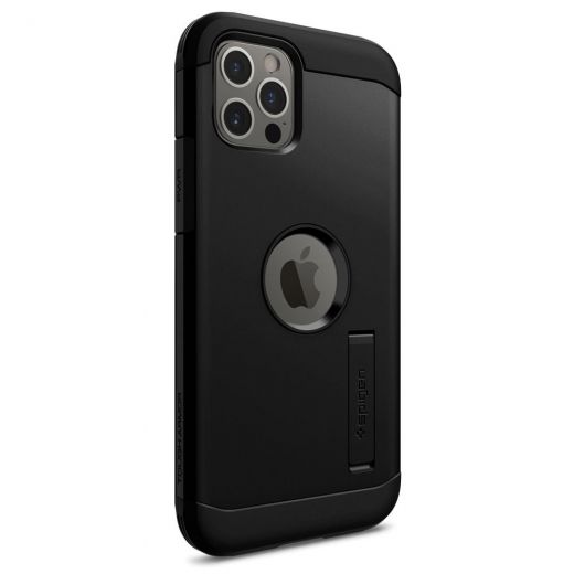 Чехол Spigen Tough Armor Black для iPhone 12 | 12 Pro (ACS01710)