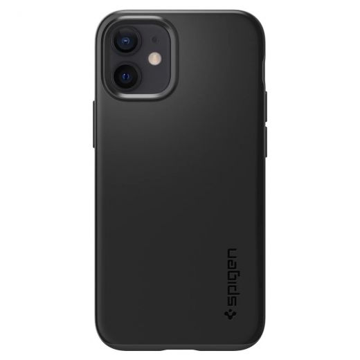 Чехол Spigen Thin Fit Black для iPhone 12 mini (ACS01739)