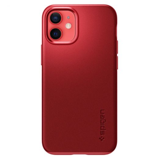 Чехол Spigen Thin Fit Red для iPhone 12 mini