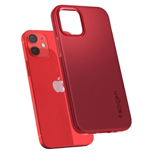 Чехол Spigen Thin Fit Red для iPhone 12 mini