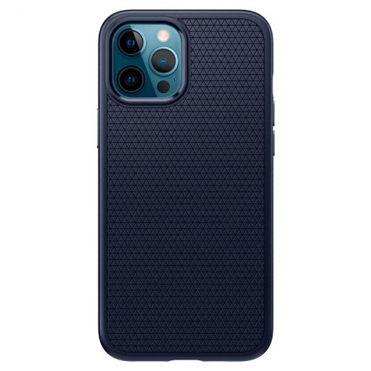 Чохол Spigen Liquid Air Navy Blue для iPhone 12 | 12 Pro
