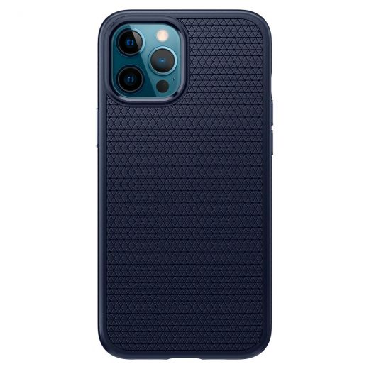 Чехол Spigen Liquid Air Navy Blue для iPhone 12 | 12 Pro