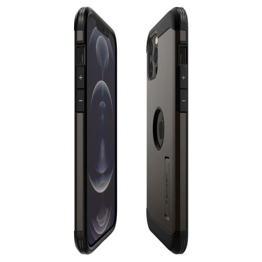 Чохол Spigen Tough Armor Gunmetal для iPhone 12 Pro Max (ACS01625)