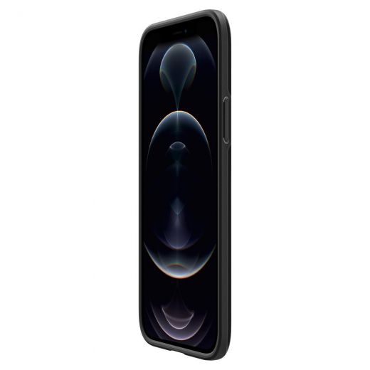 Чехол Spigen Thin Fit Black для iPhone 12 | 12 Pro (ACS01696)