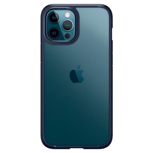 Чехол Spigen Ultra Hybrid Navy Blue для iPhone 12 | 12 Pro (ACS02251)