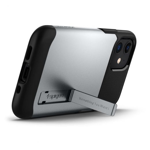 Чохол Spigen Slim Armor Satin Silver для iPhone 12 mini (ACS01548)