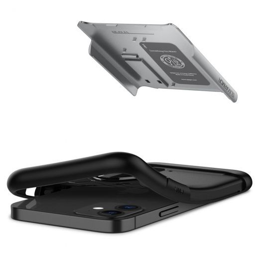 Чохол Spigen Slim Armor Satin Silver для iPhone 12 mini (ACS01548)