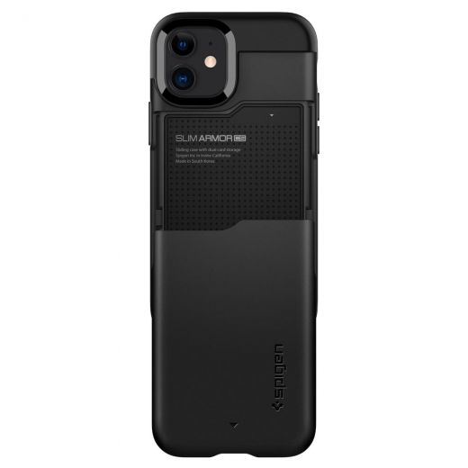 Чехол Spigen Slim Armor CS Black для iPhone 12 mini (ACS01750)