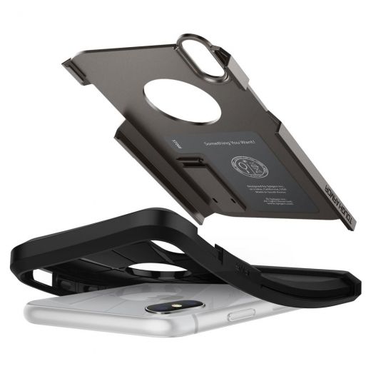 Чохол Spigen Tough Armor Matte Black для iPhone XS