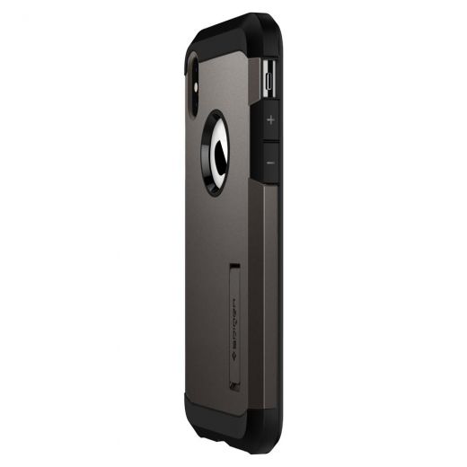 Чехол Spigen Tough Armor Gunmetal (057CS22161) для iPhone X | XS