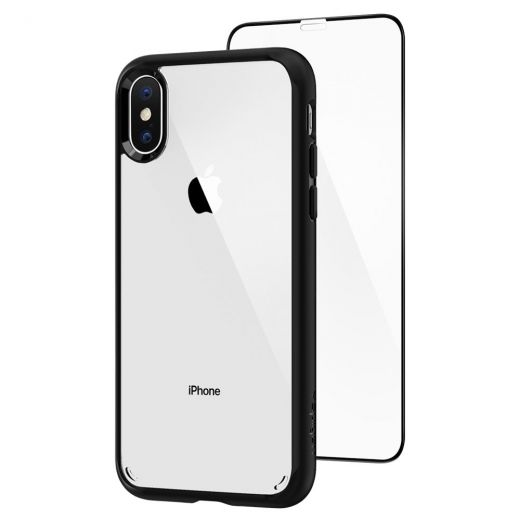 Чехол Spigen Ultra Hybrid 360 Black для iPhone XS