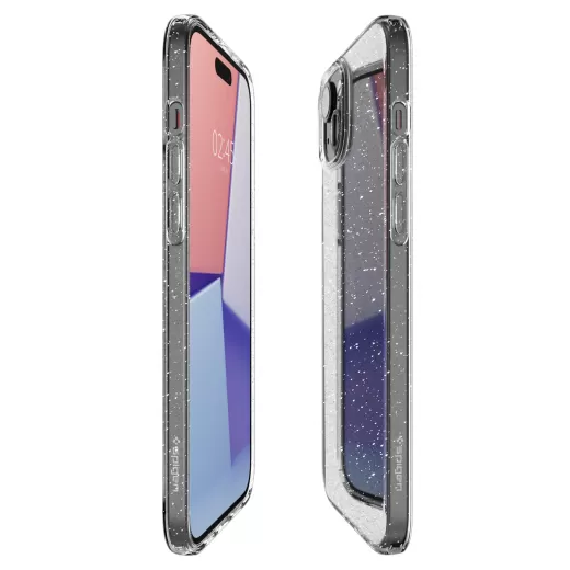 Чохол Spigen Liquid Crystal Glitter Crystal Quartz для iPhone 15 Plus (ACS06648)