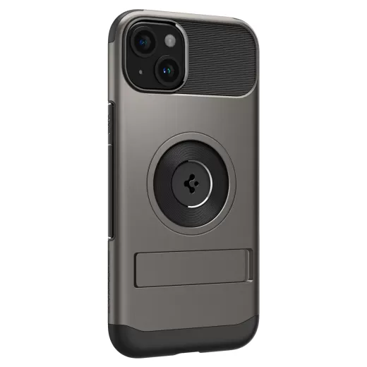 Чехол Spigen Slim Armor (MagFit) Gunmetal для iPhone 15 (ACS06486)