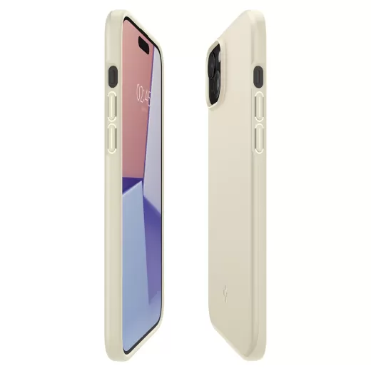 Чехол Spigen Thin Fit Mute Beige для iPhone 15 Plus (ACS06642)