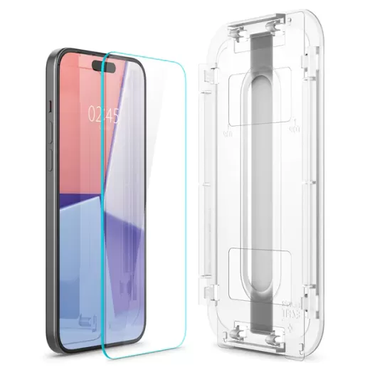 Захисне скло Spigen Glas.TR EZFIT HD (1 шт.)  для iPhone 16 | 15 (AGL06907)