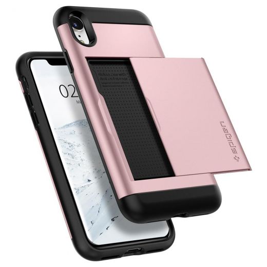 Чохол Spigen Slim Armor CS Rose Gold для iPhone XR