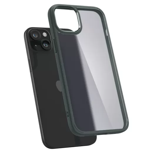 Прозорий чохол Spigen Ultra Hybrid Frost Green для iPhone 15 (ACS06798)