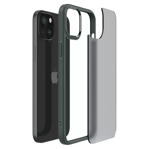 Прозрачный чехол Spigen Ultra Hybrid Frost Green для iPhone 15 (ACS06798)