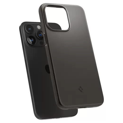 Чехол Spigen Thin Fit Gunmetal для iPhone 15 Pro Max (ACS06545)