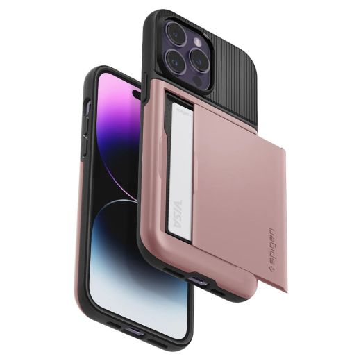 Чехол Spigen Slim Armor CS Rose Gold для iPhone 14 Pro (ACS04981)