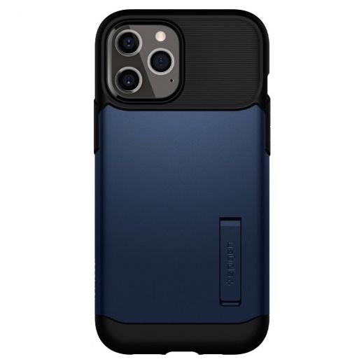 Чохол Spigen Slim Armor Navy Blue для iPhone 12 Pro Max (ACS01481)