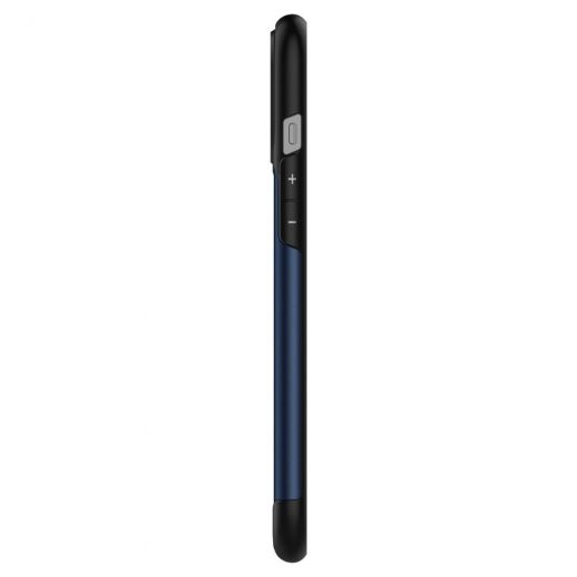 Чохол Spigen Slim Armor Navy Blue для iPhone 12 Pro Max (ACS01481)