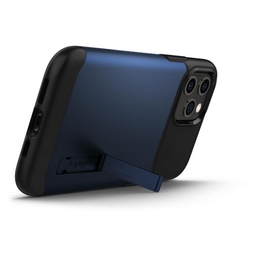 Чохол Spigen Slim Armor Navy Blue для iPhone 12 Pro Max (ACS01481)
