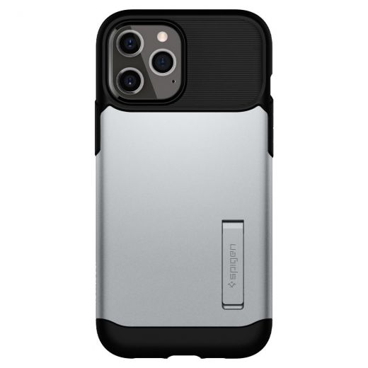 Чохол Spigen Slim Armor Satin Silver для iPhone 12 Pro Max (ACS01482)