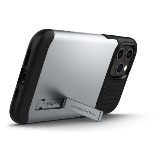 Чохол Spigen Slim Armor Satin Silver для iPhone 12 Pro Max (ACS01482)