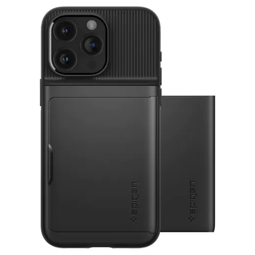 Чохол Spigen Slim Armor CS Black для iPhone 15 Pro Max (ACS06589)