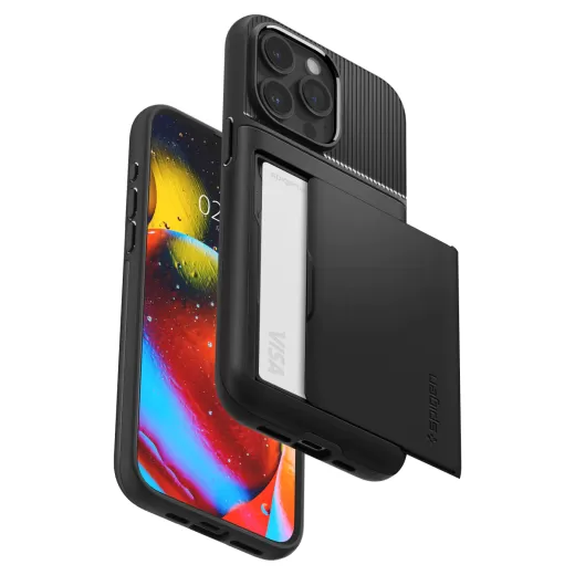 Чехол Spigen Slim Armor CS Black для iPhone 15 Pro (ACS06728)