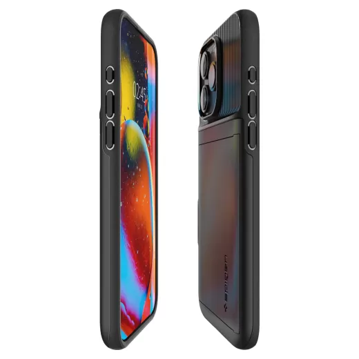 Чехол Spigen Slim Armor CS Black для iPhone 15 Pro (ACS06728)