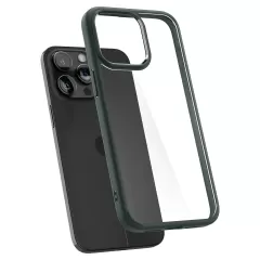 Прозрачный чехол Spigen Ultra Hybrid Abyss Green для iPhone 15 Pro Max (ACS06574)