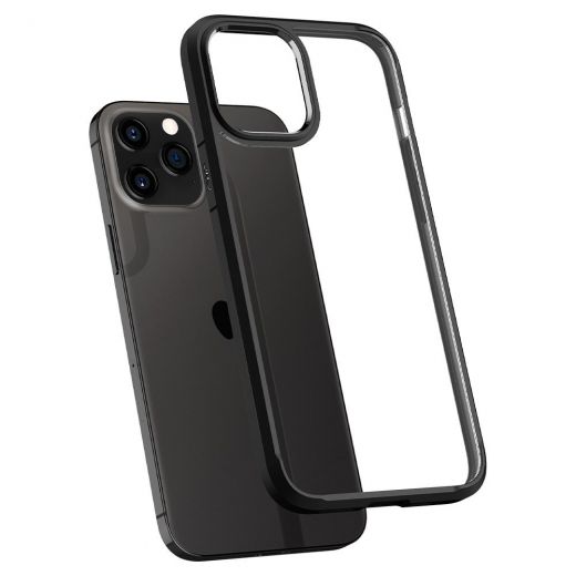 Чехол Spigen Ultra Hybrid Matte Black для iPhone 12 | 12 Pro (ACS01703)