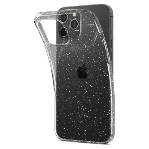 Чехол Spigen Liquid Crystal Glitter Crystal Quartz для iPhone 12 | 12 Pro (ACS01698)